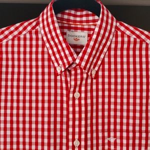 DOCKERS Button Up Shirt Size S